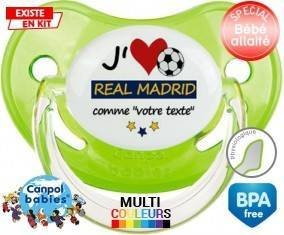 J'aime real madrid + prénom: Sucette Physiologique-su7.fr