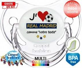 J'aime real madrid + prénom: Sucette Physiologique-su7.fr