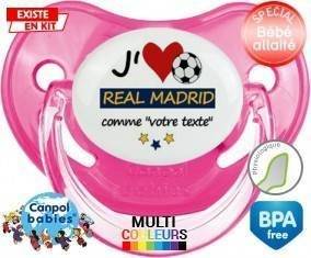 J'aime real madrid + prénom: Sucette Physiologique-su7.fr