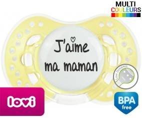 J'aime ma maman (visuel): Sucette LOVI Dynamic-su7.fr