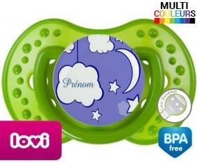 Nuage modele 2 + prénom : Sucette LOVI Dynamic personnalisée