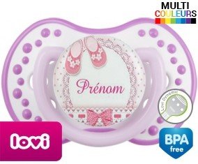 Chausson (fille) + prénom: Sucette LOVI Dynamic-su7.fr
