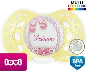 Chausson (fille) + prénom: Sucette LOVI Dynamic-su7.fr