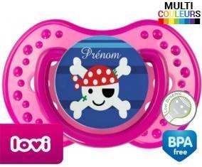 Pirate style1 + prénom: Sucette LOVI Dynamic-su7.fr