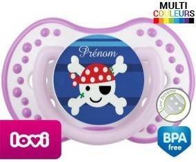 Pirate style1 + prénom: Sucette LOVI Dynamic-su7.fr