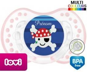 Pirate style1 + prénom: Sucette LOVI Dynamic-su7.fr