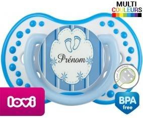 Pied de bebe + prénom: Sucette LOVI Dynamic-su7.fr