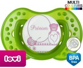Ourson (fille) + prénom: Sucette LOVI Dynamic-su7.fr