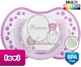 Ourson (fille) + prénom: Sucette LOVI Dynamic-su7.fr