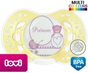 Ourson (fille) + prénom: Sucette LOVI Dynamic-su7.fr