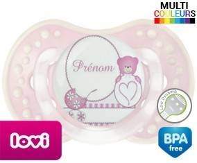 Ourson (fille) + prénom: Sucette LOVI Dynamic-su7.fr