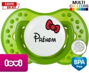 Noeud + prénom : Sucette LOVI Dynamic personnalisée