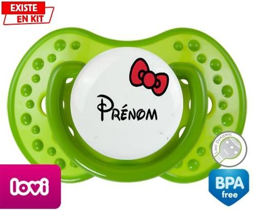 Noeud + prénom: Sucette LOVI Dynamic-su7.fr