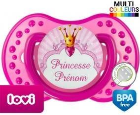 Design princesse + prénom: Sucette LOVI Dynamic-su7.fr