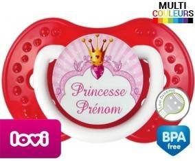 Design princesse + prénom: Sucette LOVI Dynamic-su7.fr