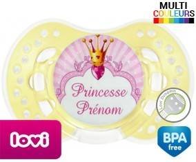 Design princesse + prénom: Sucette LOVI Dynamic-su7.fr