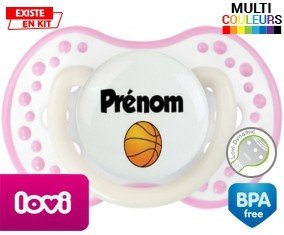 Ballon basket + prénom: Sucette LOVI Dynamic-su7.fr