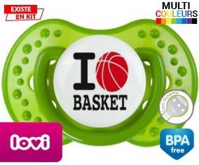 I love basket style1 : Tétine LOVI Dynamic personnalisée