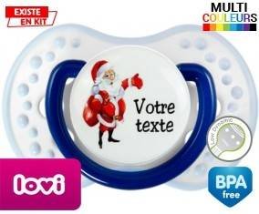 Père noël et sac + prénom: Sucette LOVI Dynamic-su7.fr