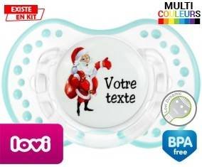 Père noël et sac + prénom: Sucette LOVI Dynamic-su7.fr