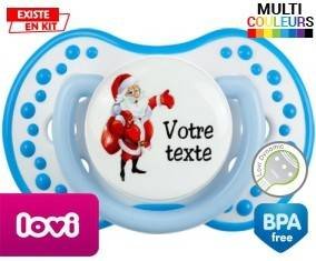 Père noël et sac + prénom: Sucette LOVI Dynamic-su7.fr