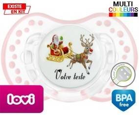 Père noël et renne + prénom: Sucette LOVI Dynamic-su7.fr