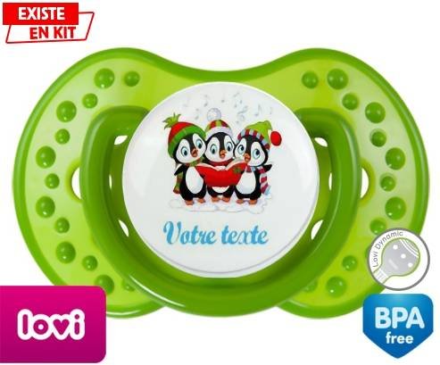 Pingouins + prénom: Sucette LOVI Dynamic-su7.fr