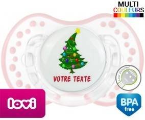 Sapin noël + prénom: Sucette LOVI Dynamic-su7.fr