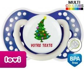 Sapin noël + prénom: Sucette LOVI Dynamic-su7.fr