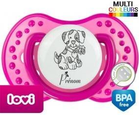 Chien fleur + prénom: Sucette LOVI Dynamic-su7.fr