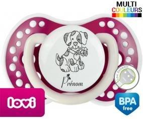 Chien fleur + prénom: Sucette LOVI Dynamic-su7.fr
