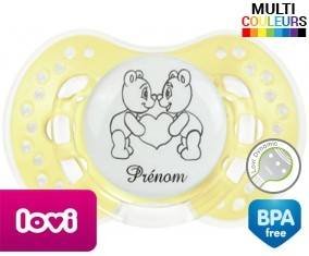 Ours gros cœur + prénom: Sucette LOVI Dynamic-su7.fr