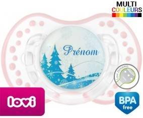 Sapin bleu + prénom: Sucette LOVI Dynamic-su7.fr