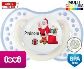 Père noël et cadeau + prénom: Sucette LOVI Dynamic-su7.fr