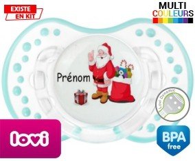 Père noël et cadeau + prénom: Sucette LOVI Dynamic-su7.fr