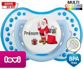 Père noël et cadeau + prénom: Sucette LOVI Dynamic-su7.fr