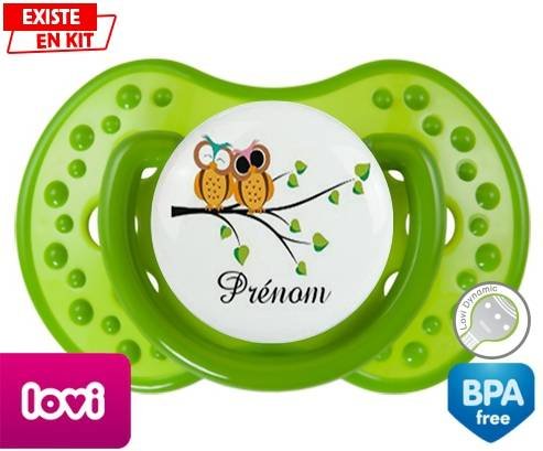 Hibou style2 + prénom: Sucette LOVI Dynamic-su7.fr