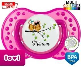 Hibou style2 + prénom: Sucette LOVI Dynamic-su7.fr
