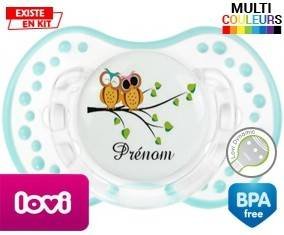Hibou style2 + prénom: Sucette LOVI Dynamic-su7.fr
