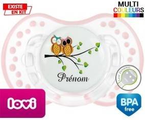 Hibou style2 + prénom: Sucette LOVI Dynamic-su7.fr