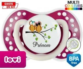 Hibou style2 + prénom: Sucette LOVI Dynamic-su7.fr