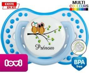 Hibou style2 + prénom : Tétine LOVI Dynamic