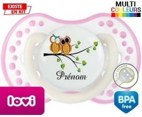 Hibou style2 + prénom: Sucette LOVI Dynamic-su7.fr