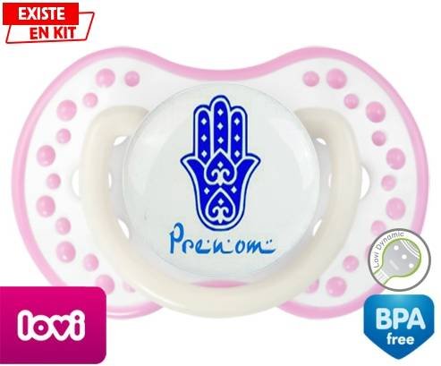 Main de fatma (garçon) + prénom: Sucette LOVI Dynamic-su7.fr