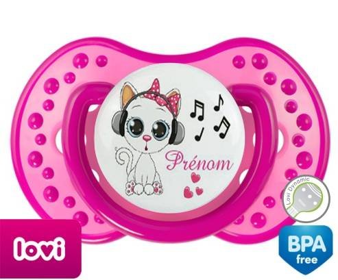 Musique et chat + prénom: Sucette LOVI Dynamic-su7.fr