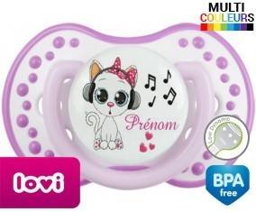 Musique et chat + prénom: Sucette LOVI Dynamic-su7.fr