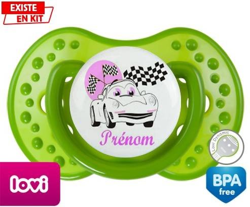 Voiture (fille) + prénom: Sucette LOVI Dynamic-su7.fr