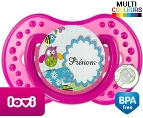Hippopotame bleu + prénom: Sucette LOVI Dynamic-su7.fr