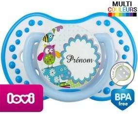 Hippopotame bleu + prénom: Sucette LOVI Dynamic-su7.fr