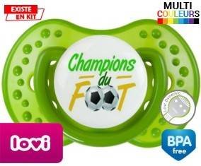 Champion du foot : Tétine LOVI Dynamic personnalisée